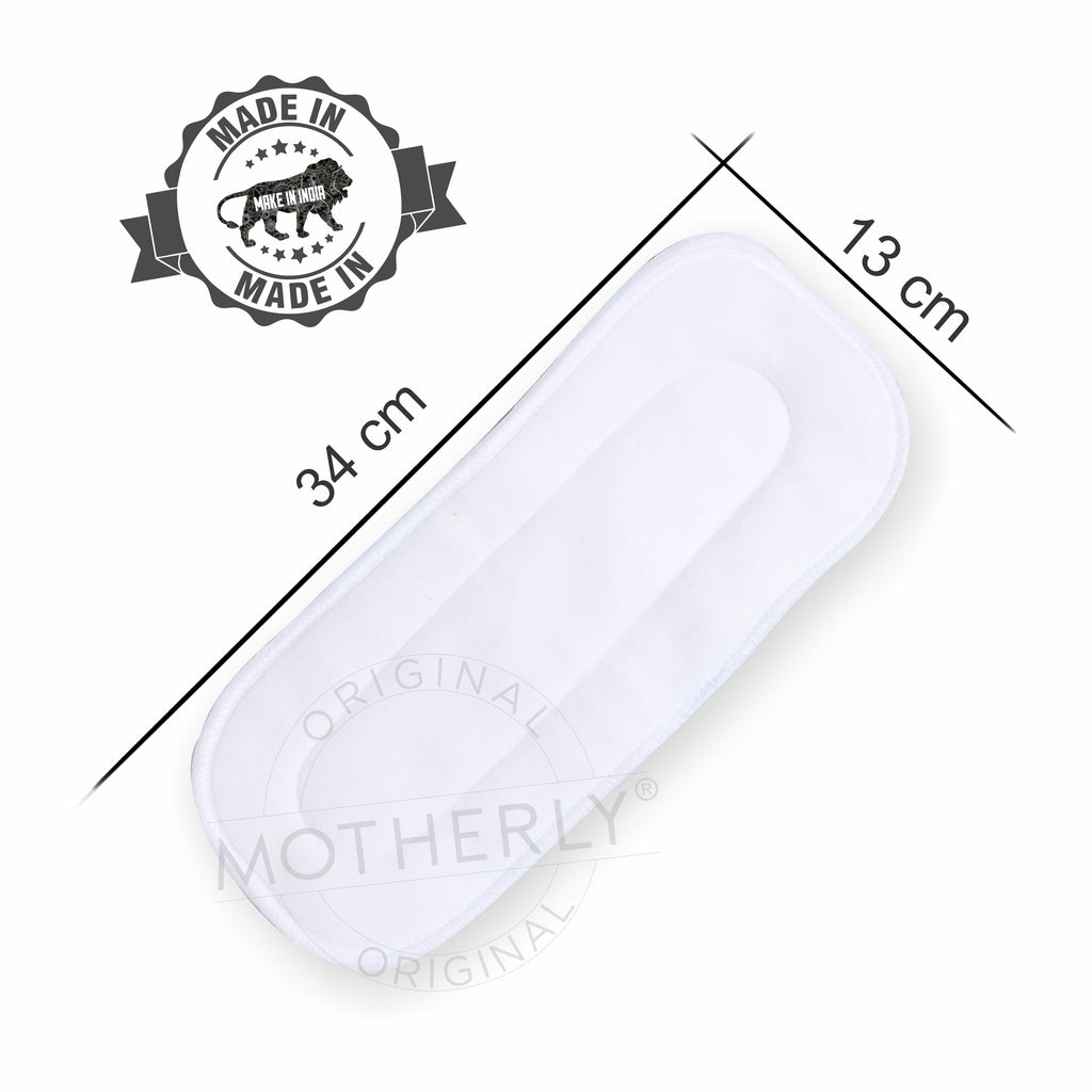Motherly Newborn Baby Reusable Cloth Diapers, Infant Diaper Nappies Pack of 2