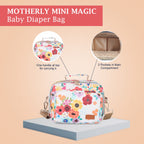 Motherly Mini Diaper Bag for Moms (Unicorn Blue) – Water-Resistant Travel & Maternity Handbag with Multiple Pockets