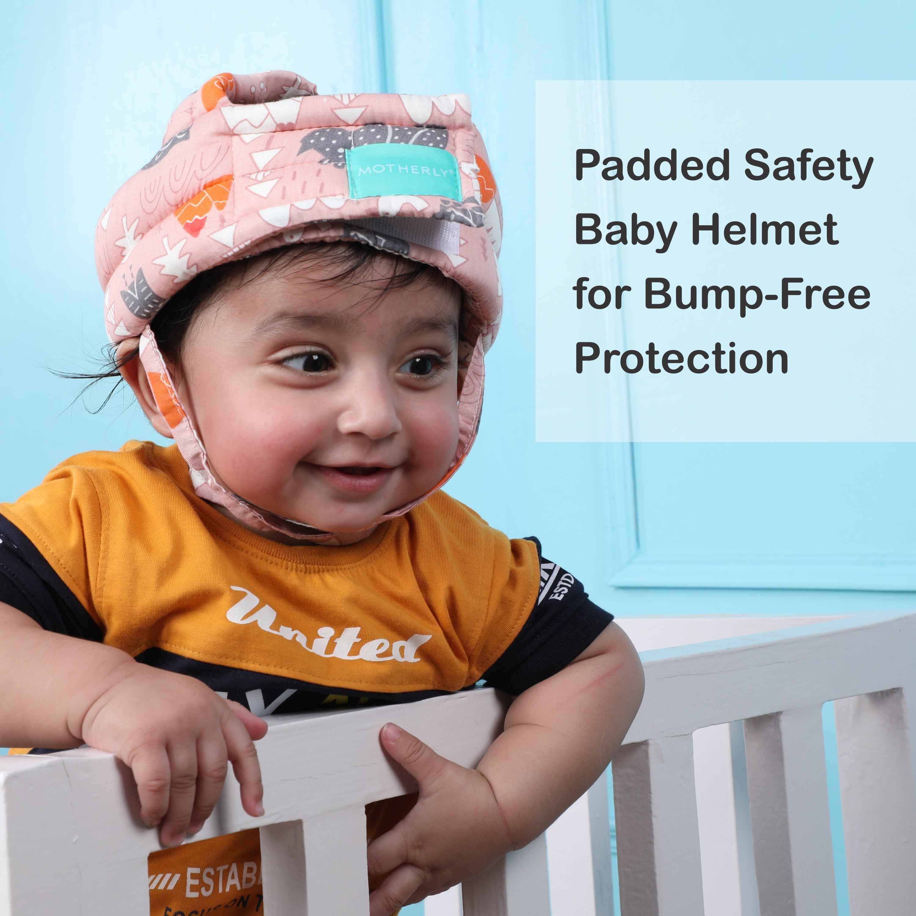 Safety Baby Helmet -Pink Forest