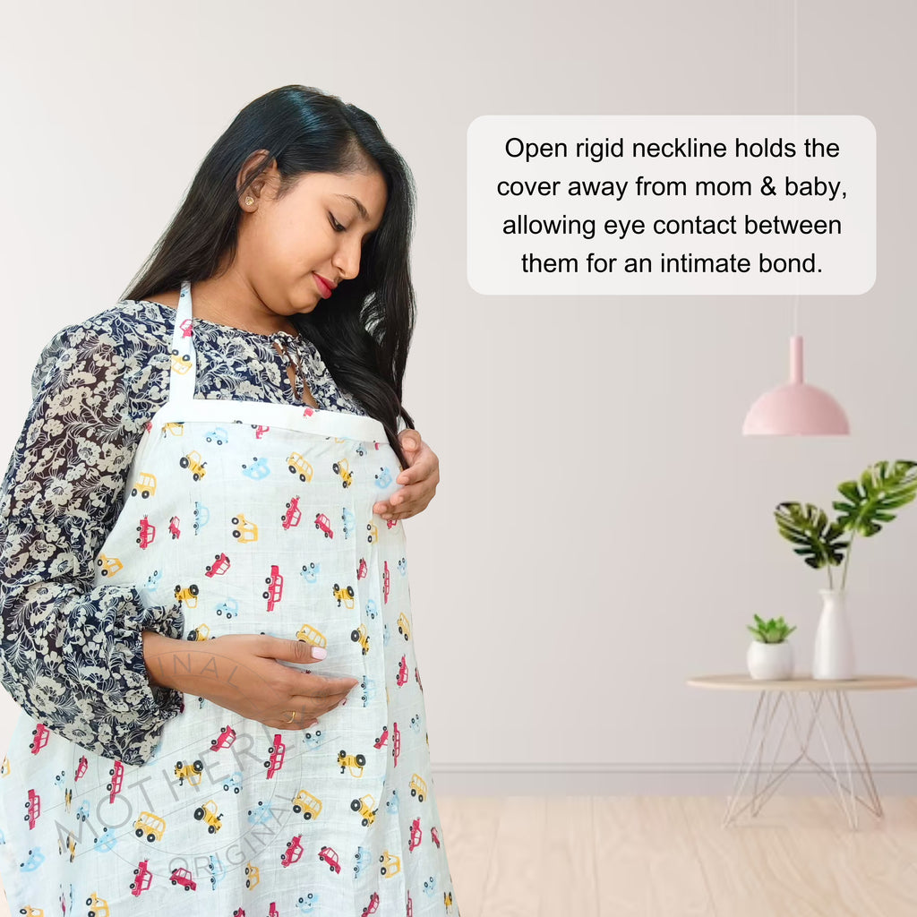 Motherly Nursing Breastfeeding Cover Scarf Cloth- Breast Feeding shawl - MOTHERLY