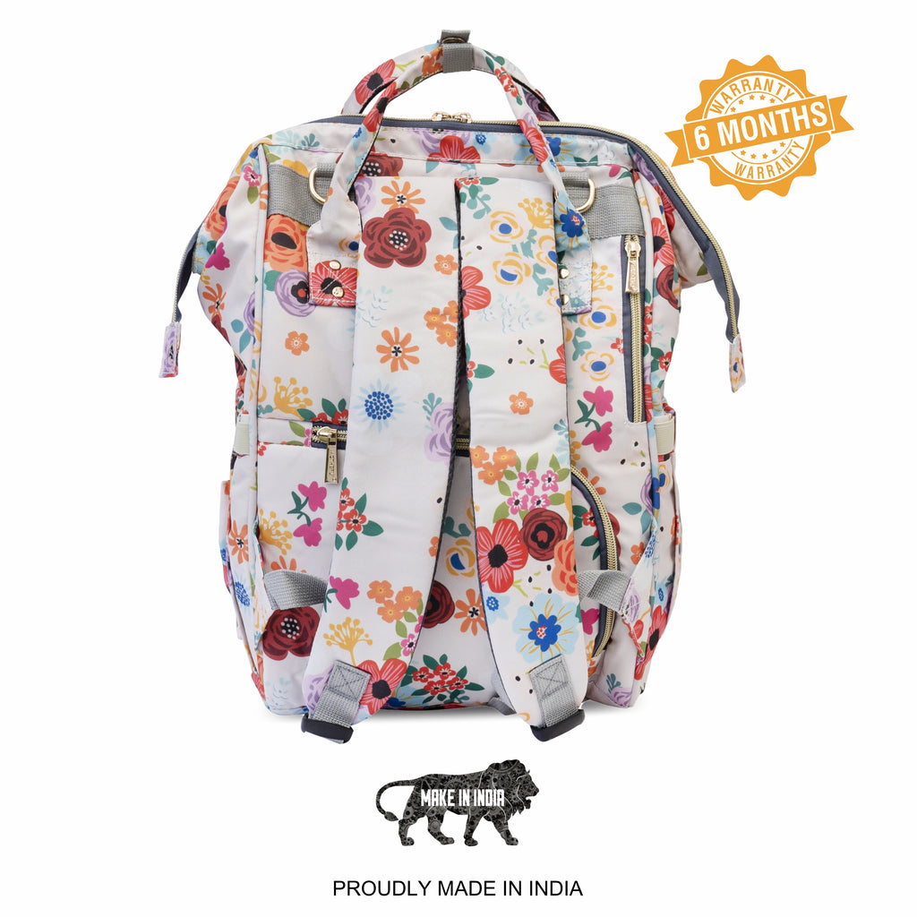 Motherly Elegant Diaper Bag for Mothers for Travel, Maternity Bag for Newborn Baby, Mothers Travelling Bag, Multipocket Water Resistant Baby Bag, Hospital Bag for Moms with Warranty - MOTHERLY