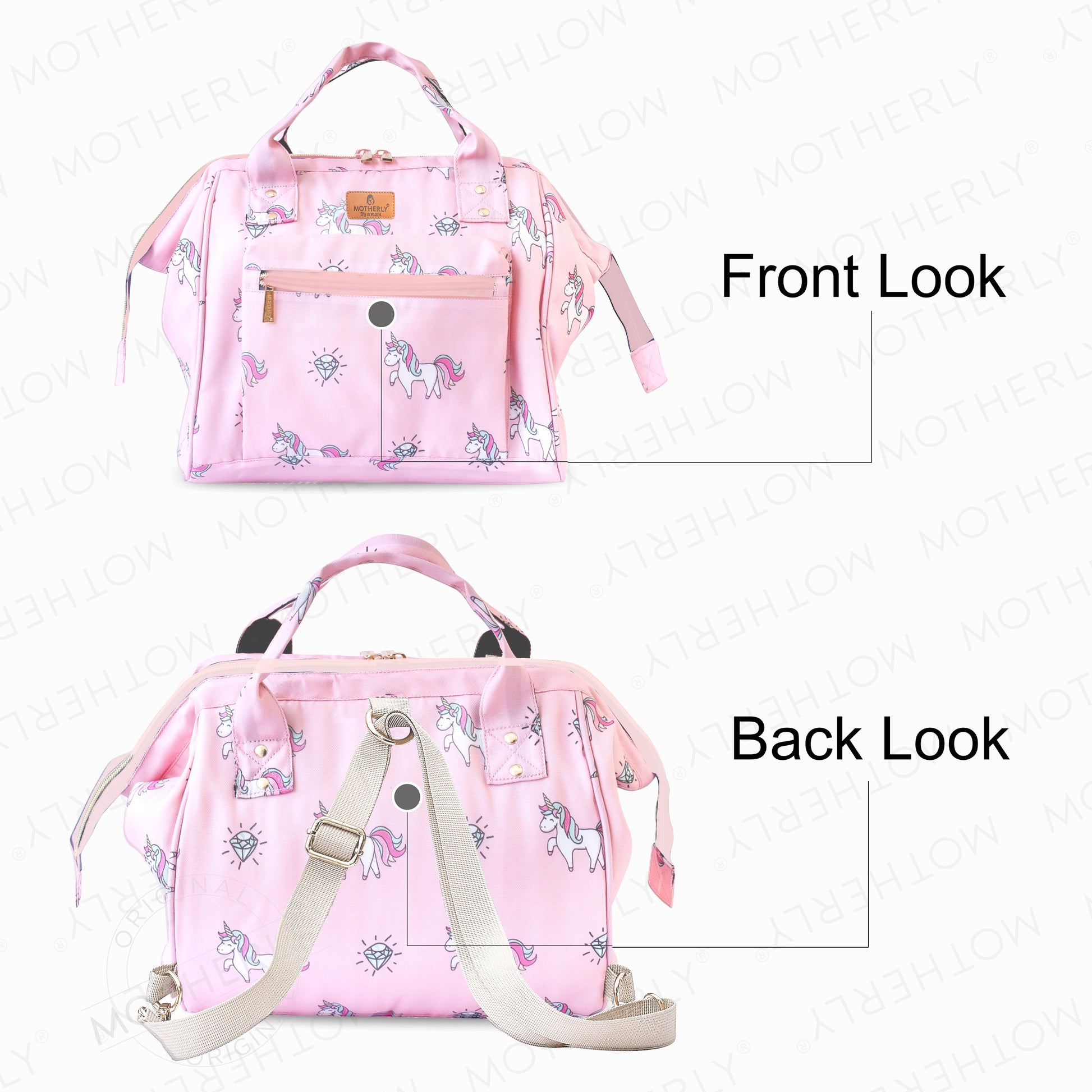 Motherly Nano Diaper Bag for Mothers | Small Diaper handbag for mom for Travel