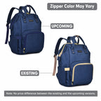 Motherly Crown Diaper Bag for Mothers for Travel with Mat, Stroller Hook, Bottle Cover/Multipocket Baby Bag/Water-resistant Diaper bags for mom/Maternity Bags for Mother and Baby - MOTHERLY