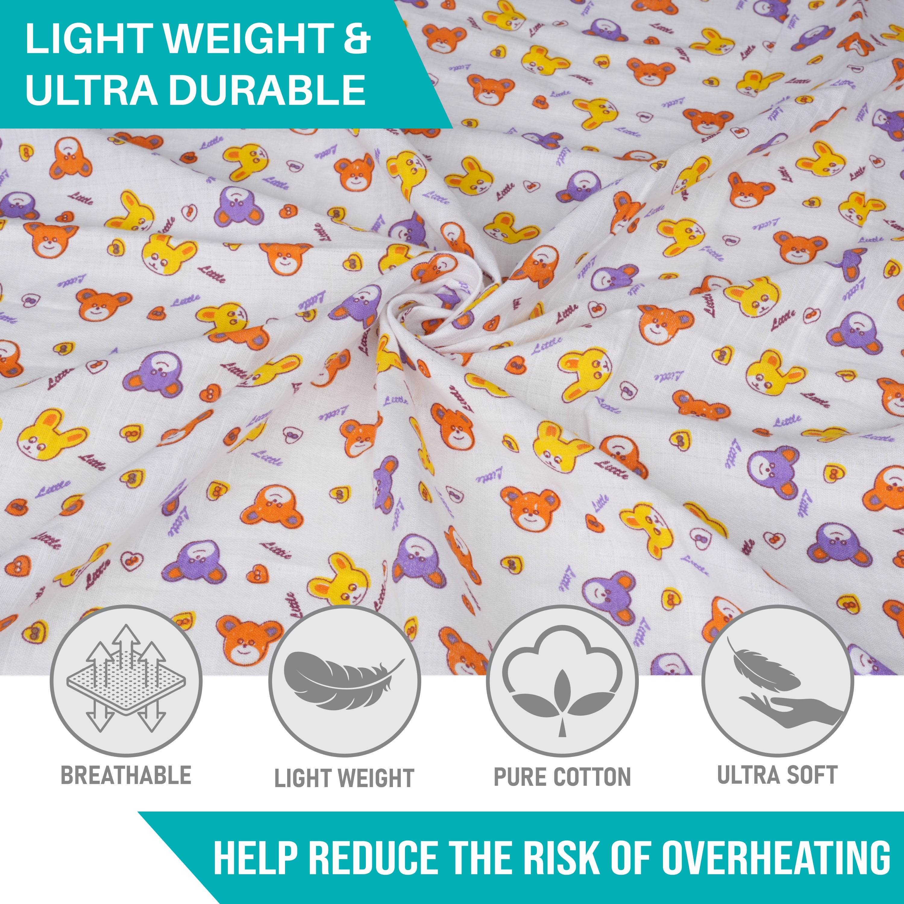 Motherly Muslin Baby Swaddle Wrap Burping Cloth for Newborn Baby, Malmal Baby Swaddle Wrap, Dreamy Wrap Cozy Swaddle, Breathable Soft Receiving Blanket for Newborn Boys & Girls Infant Gift (Pack of 2) - MOTHERLY