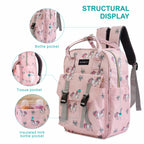 Motherly Solid Diaper Bag for Moms (Black) – Water-Resistant Maternity & Travel Bag with Multiple Pockets