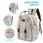 Motherly Solid Diaper Bag for Moms (Black) – Water-Resistant Maternity & Travel Bag with Multiple Pockets