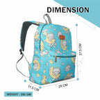 Motherly Kindergarten Backpack, Daycare Bags for Kids, Creche Bag Backpack Casual Backpack Picnic Bag for Kids, Unisex School Bag for Boys & Girls with Free Pencil Stationery Pouch (16 Inch) - MOTHERLY