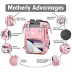 Motherly Elegant Diaper Bag for Moms – Water-Resistant Maternity & Travel Bag with Multiple Pockets & Warranty