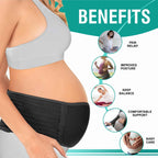 Motherly Maternity Belly Support Belt (Pre-Pregnancy-Type1, Grey, Free Size)