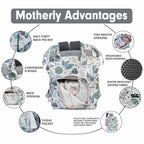 Motherly Elegant Diaper Bag for Moms – Water-Resistant Maternity & Travel Bag with Multiple Pockets & Warranty