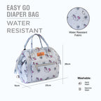 Motherly Elegant Diaper Bag for Moms – Water-Resistant Maternity & Travel Bag with Multiple Pockets & Warranty
