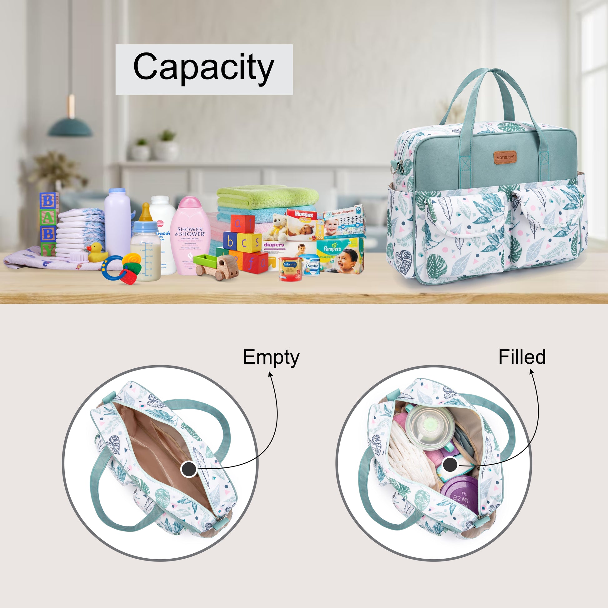Motherly Tropical Bliss Diaper Handbag