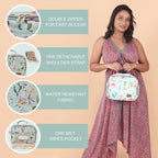 Motherly Mini Diaper Bag for Moms (Unicorn Blue) – Water-Resistant Travel & Maternity Handbag with Multiple Pockets