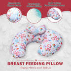 Motherly Flurry Fickle Baby Feeding Nursing and Maternity Pillow (White) - MOTHERLY