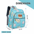 Motherly Kindergarten Backpack, Daycare Bags for Kids, Toddler Bag, Creche Bag Casual Backpack Picnic Bag for Kids, Unisex School Bag for Boys & Girls with Free Pencil Stationery Pouch (11 Inch) - MOTHERLY