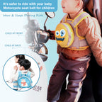 Motherly Children's Motorcycle Safety Harness Safe, Stylish Riding Companion with Two Wheeler Child Safety Belt - MOTHERLY