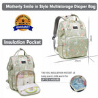 Motherly Elegant Diaper Bag for Mothers for Travel, Maternity Bag for Newborn Baby, Mothers Travelling Bag, Multipocket Water Resistant Baby Bag, Hospital Bag for Moms with Warranty - MOTHERLY