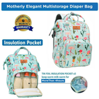 Motherly Elegant Diaper Bag for Moms – Water-Resistant Maternity & Travel Bag with Multiple Pockets & Warranty