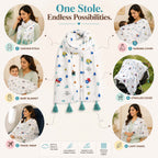 Motherly Premium Nursing Shawl for Mothers | Comfortable Breastfeeding Cover for Newborn Care