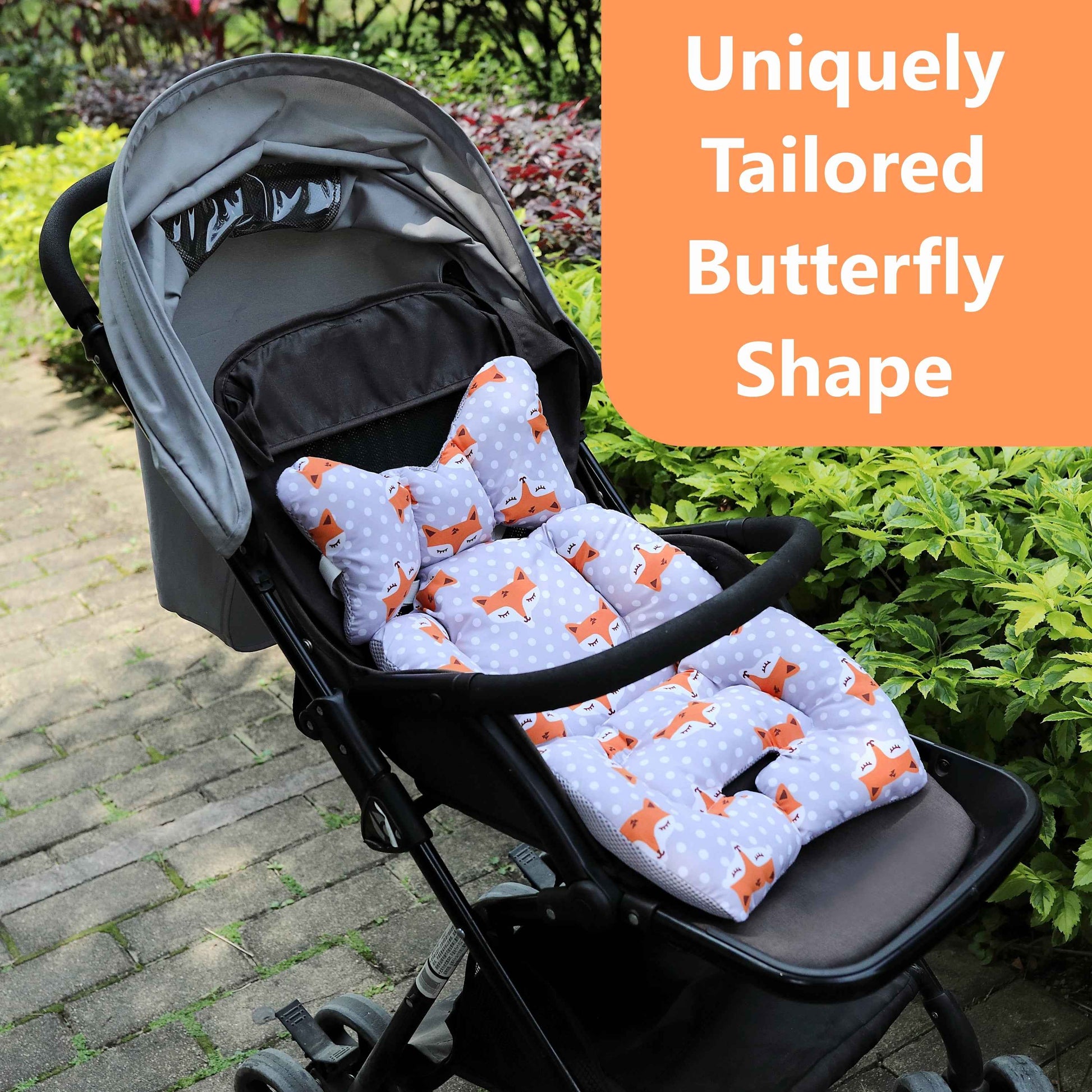 Starry Sky Baby Stroller Seat Cushion - Fox