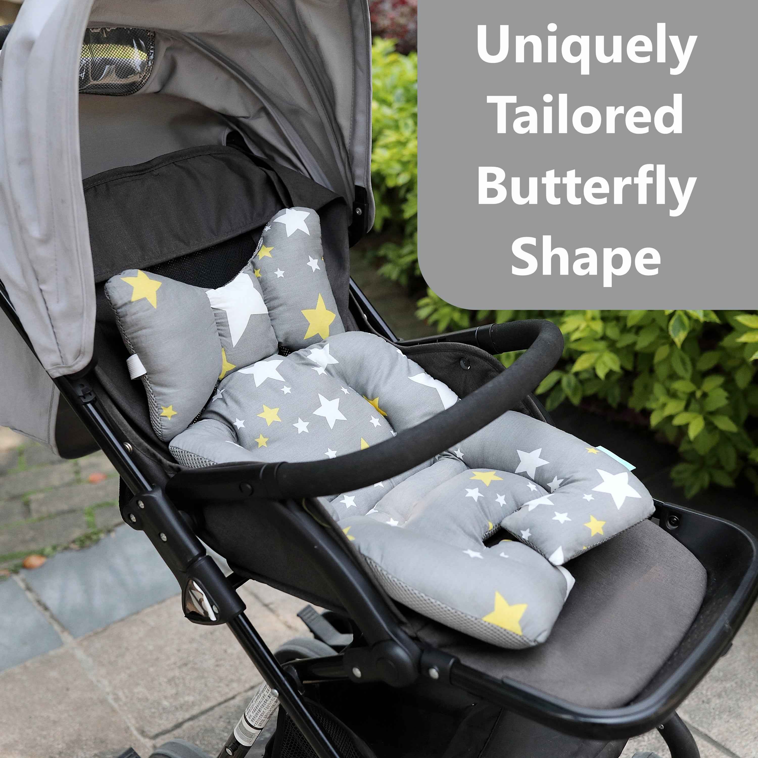 Starry Sky Baby Stroller Seat Cushion - Star Section