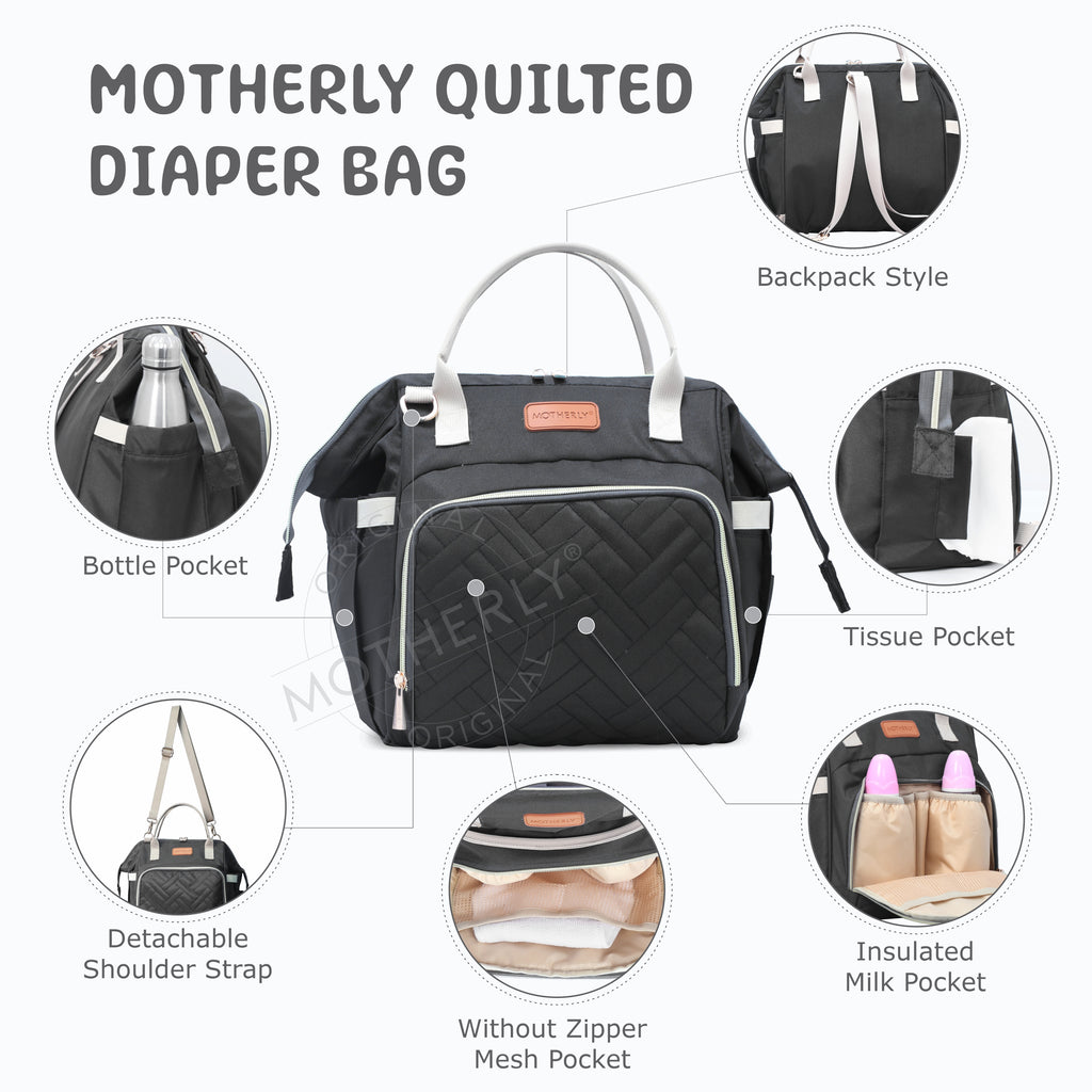 Motherly Multipurpose Baby Utility Bag for Tools and Equipment - MOTHERLY