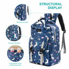 Motherly Solid Diaper Bag for Mothers for Travel, Maternity Bag for Newborn Baby, Mothers Travelling Bag, Multiple Pocket Water Resistant Baby Bag, Hospital Bag for moms (Black) - MOTHERLY