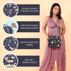 Motherly Mini Diaper Bag for Mothers for Travel | Small Maternity Handbag for Newborn Baby | Mothers Travelling Bag | Multiple Pockets Water Resistant Baby Bag I Hospital Bag for Moms (Unicorn Blue)