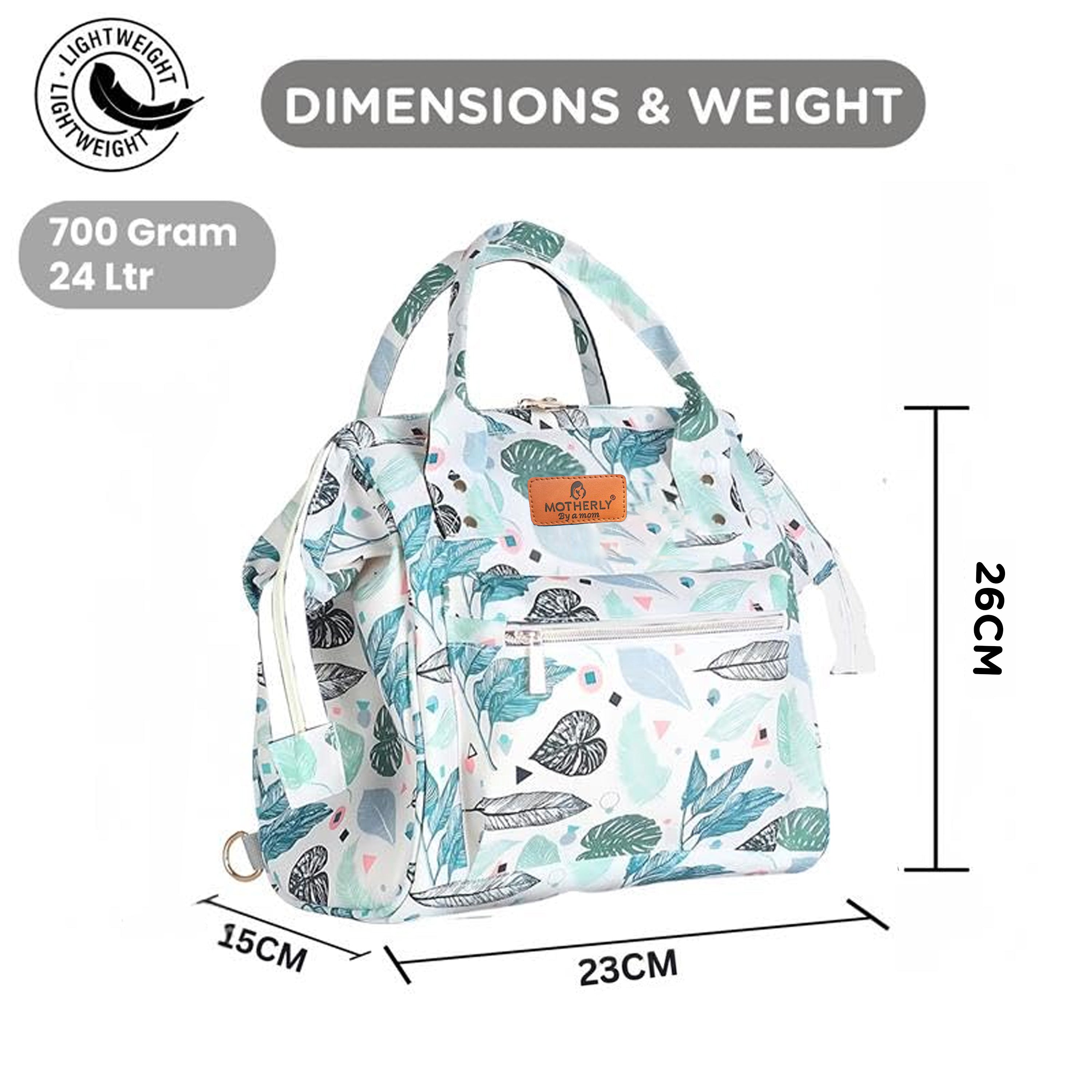Motherly Everyday Diaper Bag – Travel & Maternity Bag for Moms
