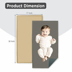 Motherly Premium Baby Mat Combo – Diaper Changing & Massage Mat | Reusable, Portable Bed Protector for Boys & Girls - green-cream
