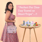 Motherly Mini Diaper Bag for Moms (Unicorn Blue) – Water-Resistant Travel & Maternity Handbag with Multiple Pockets