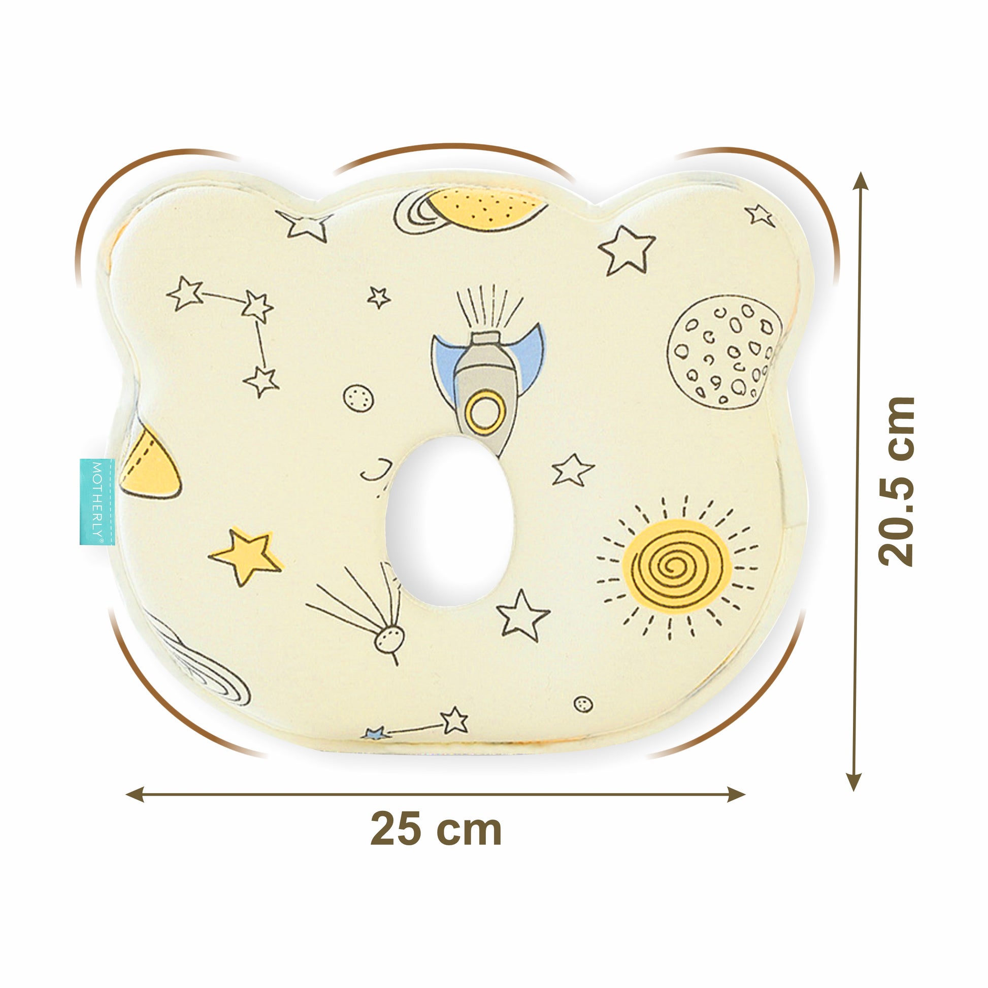 Baby Head Support Pillow Gentle Ergonomic and Comforting Design - MOTHERLY