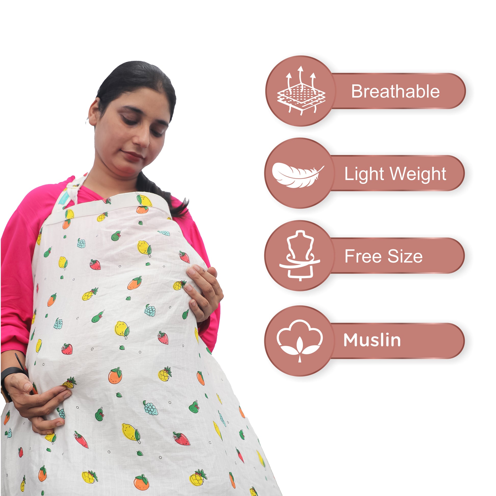 Motherly Nursing Breastfeeding Cover Scarf Cloth- Breast Feeding shawl