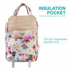 Motherly Solid Diaper Bag for Mothers for Travel, Maternity Bag for Newborn Baby, Mothers Travelling Bag, Multiple Pocket Water Resistant Baby Bag, Hospital Bag for moms (Black) - MOTHERLY