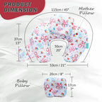 Motherly Flurry Fickle Baby Feeding Nursing and Maternity Pillow (White) - MOTHERLY