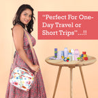 Motherly Mini Diaper Bag for Moms (Unicorn Blue) – Water-Resistant Travel & Maternity Handbag with Multiple Pockets