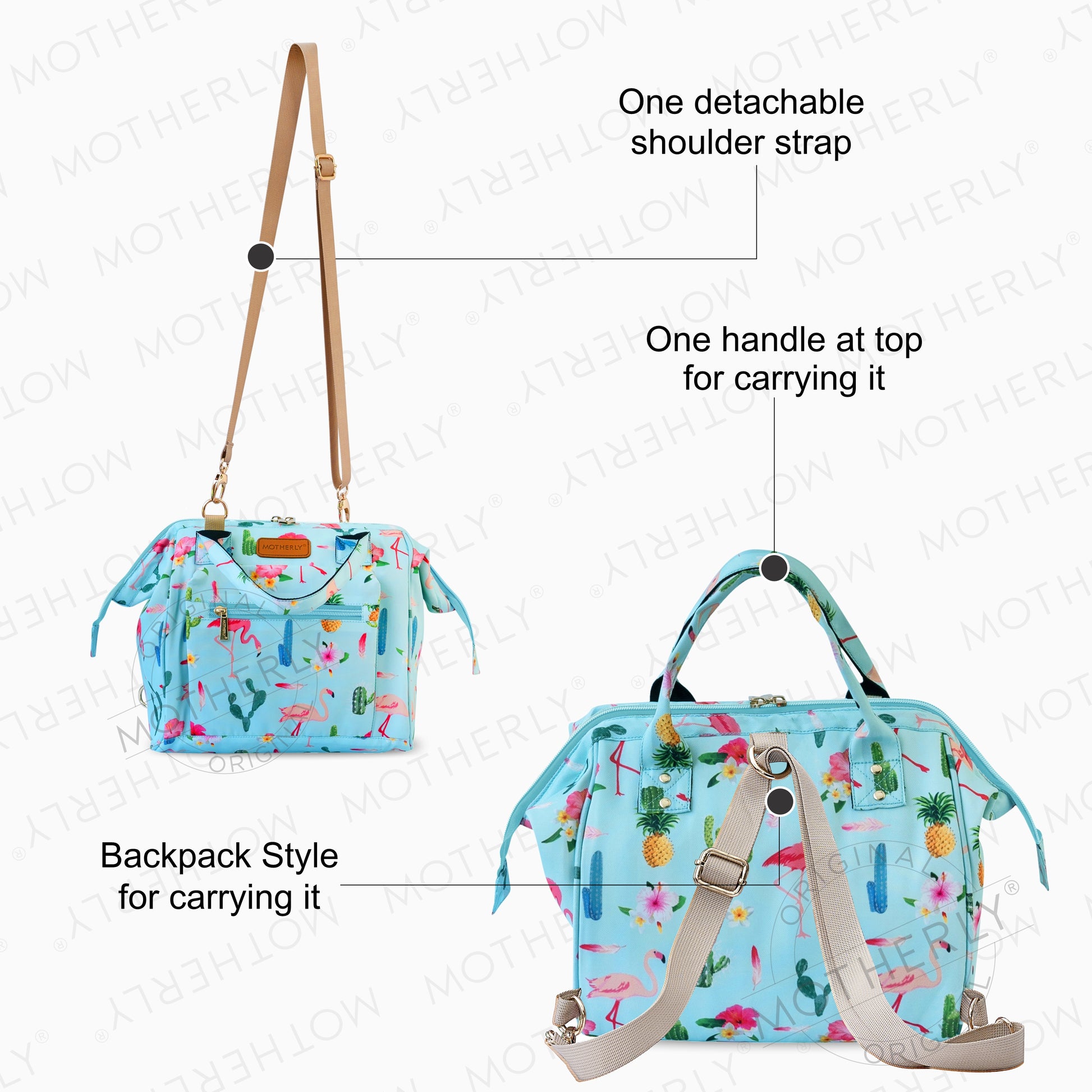 Motherly Nano Diaper Bag for Mothers | Small Diaper handbag for mom for Travel