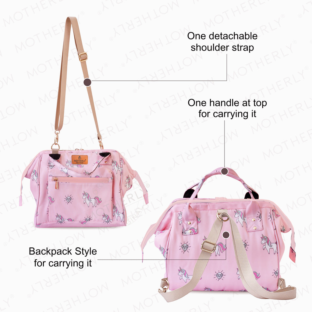 Motherly Nano Diaper Bag for Mothers | Small Diaper handbag for mom for Travel