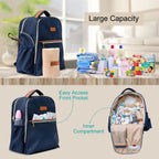 Motherly Laptop Diaper Bag for Mothers for Travel, Maternity Bag for Newborn Baby, Mothers Travelling Bag, Multi Pocket Water Resistant Baby Bag, Hospital Bag for moms with Warranty and Offers - MOTHERLY