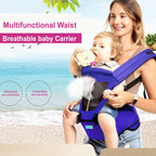 Motherly 2-in-1 Baby Carrier Bag for 6 to 36 Months - Kangaroo Style with Hip Seat for Comfort Carrying - MOTHERLY