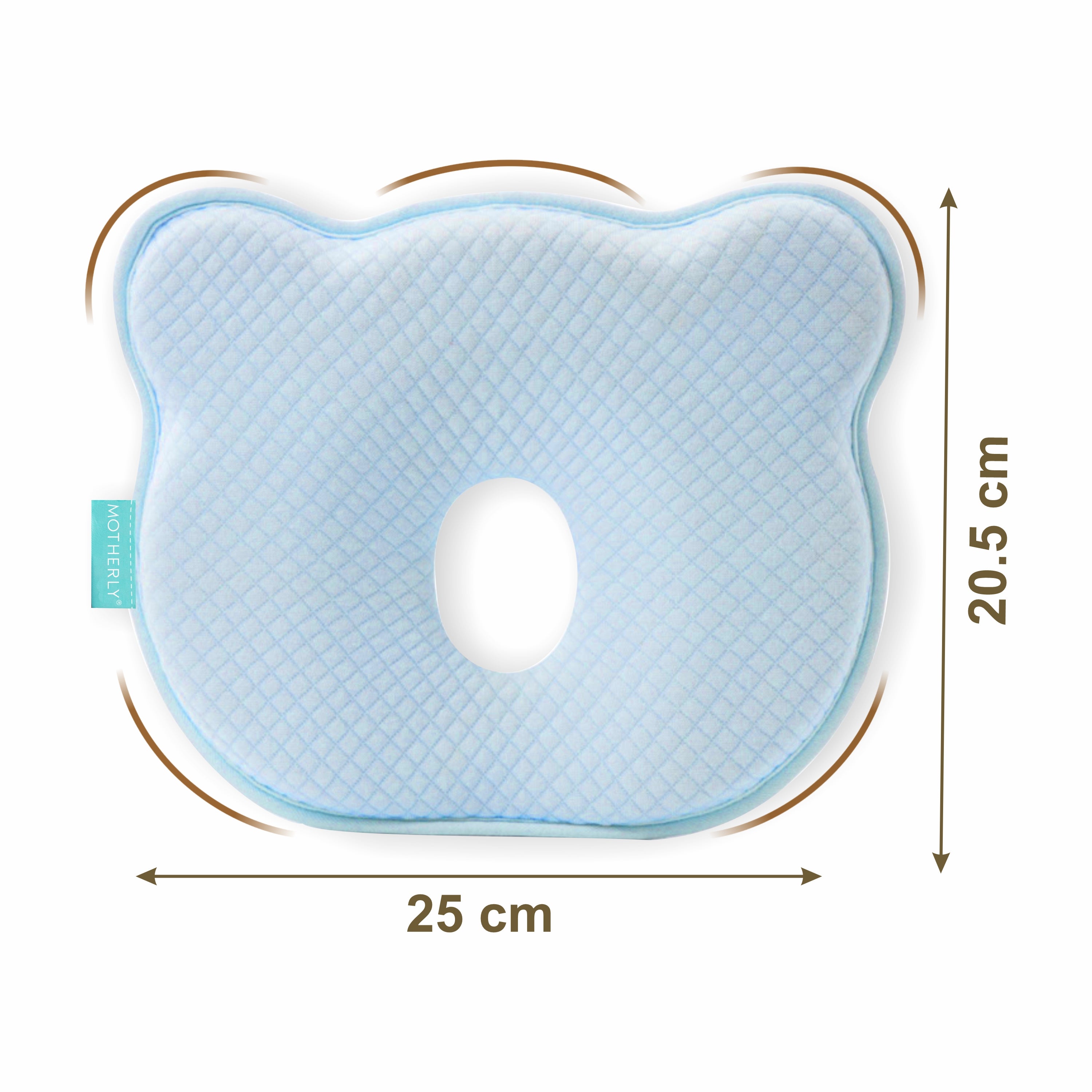 Baby Head Support Pillow Gentle Ergonomic and Comforting Design - MOTHERLY