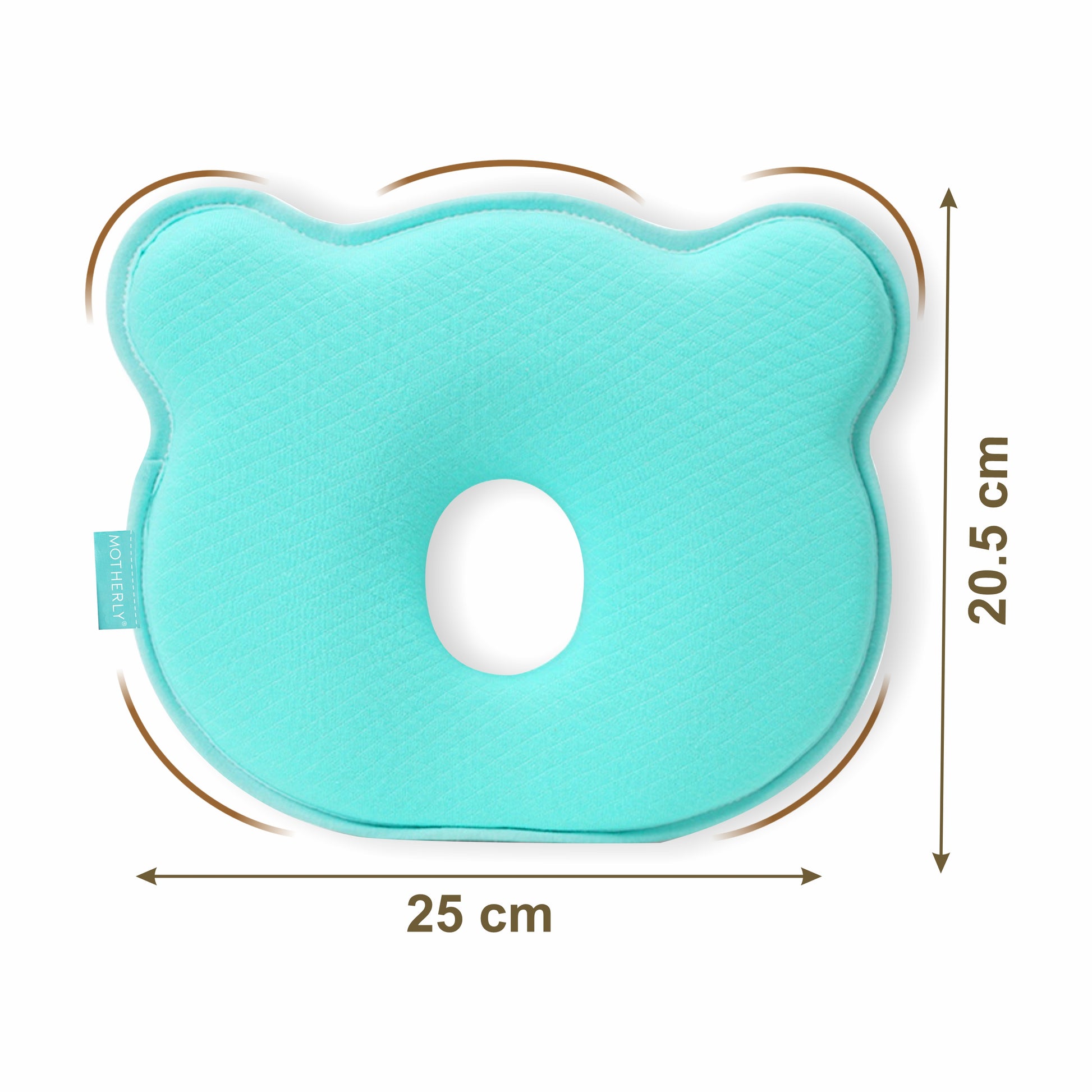 Baby Head Support Pillow Gentle Ergonomic and Comforting Design - MOTHERLY