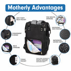 Motherly League Solid Color Diaper Bag for Mothers for Travel, Maternity Bag for Newborn Baby, Mother Travelling Bag, Multiple Pocket Water Resistant Hospital Bag for moms with Warranty - MOTHERLY