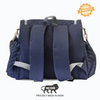 Motherly Diaper Quilted Diaper Bag for Mothers for Travel with Changing Mat - Spacious Diaper Bags for Mom | Baby Bag with Multi-Pocket Design | Maternity Bags for Mother and Baby (Black) - MOTHERLY