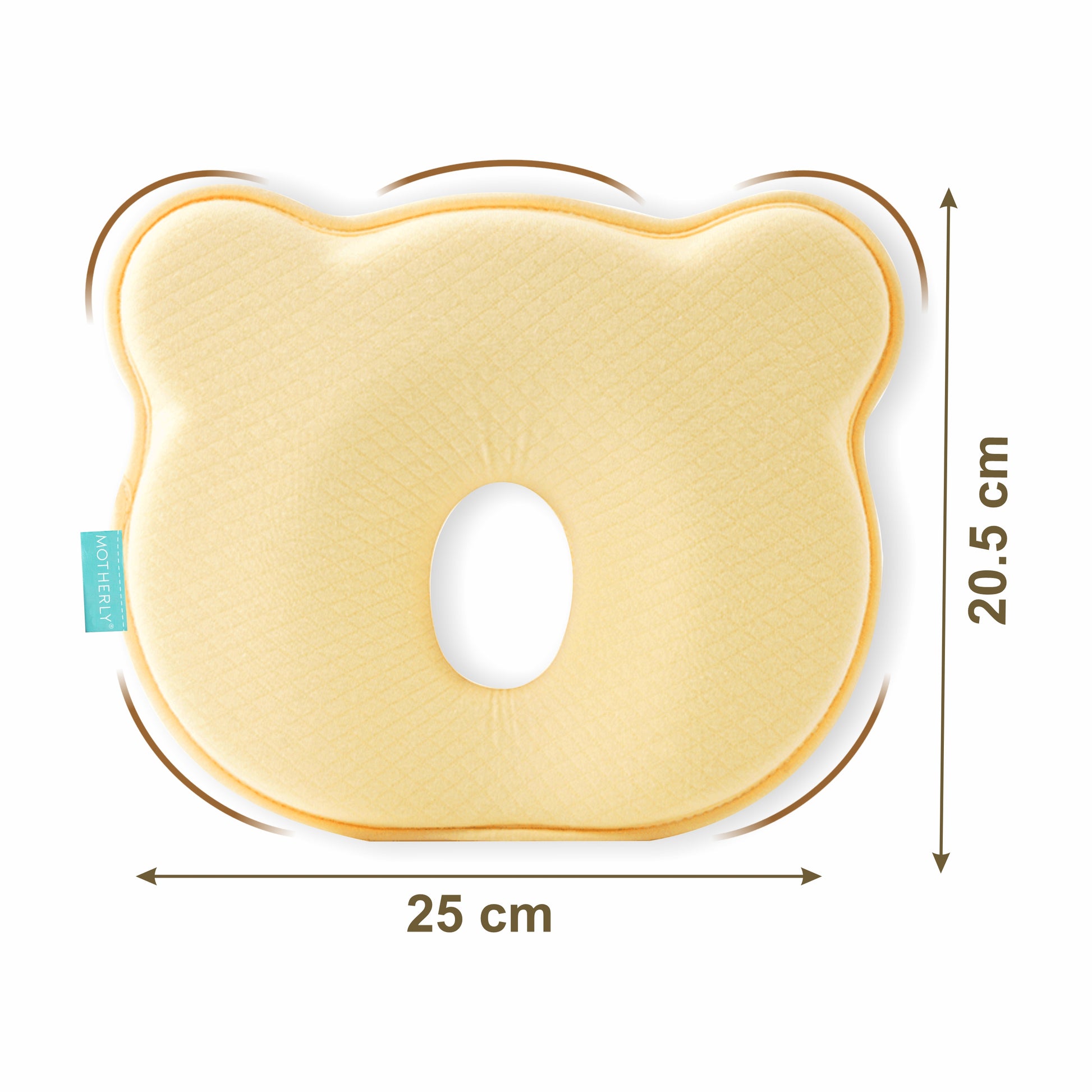 Baby Head Support Pillow Gentle Ergonomic and Comforting Design - MOTHERLY