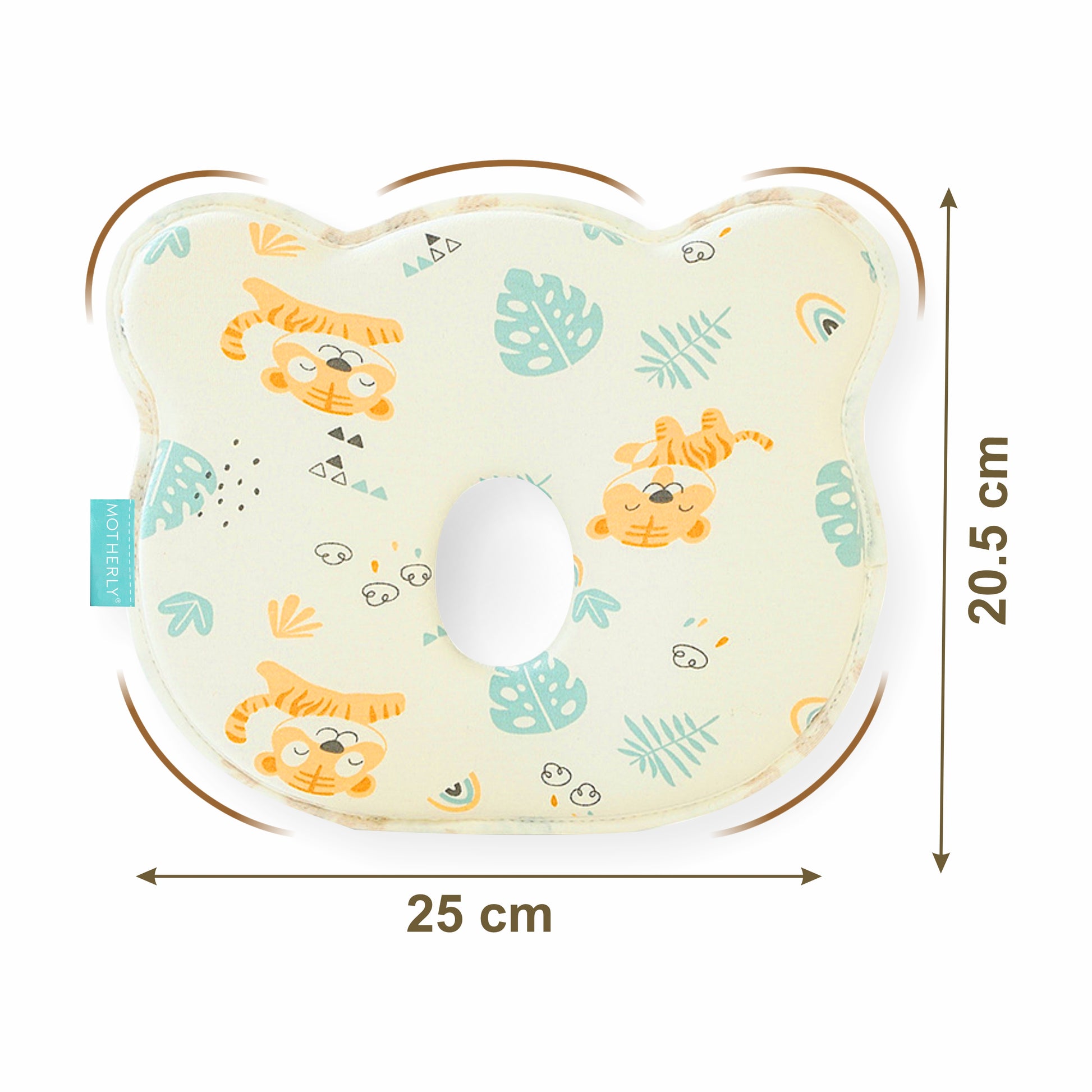 Baby Head Support Pillow Gentle Ergonomic and Comforting Design - MOTHERLY