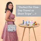 Motherly Mini Diaper Bag for Moms (Unicorn Blue) – Water-Resistant Travel & Maternity Handbag with Multiple Pockets