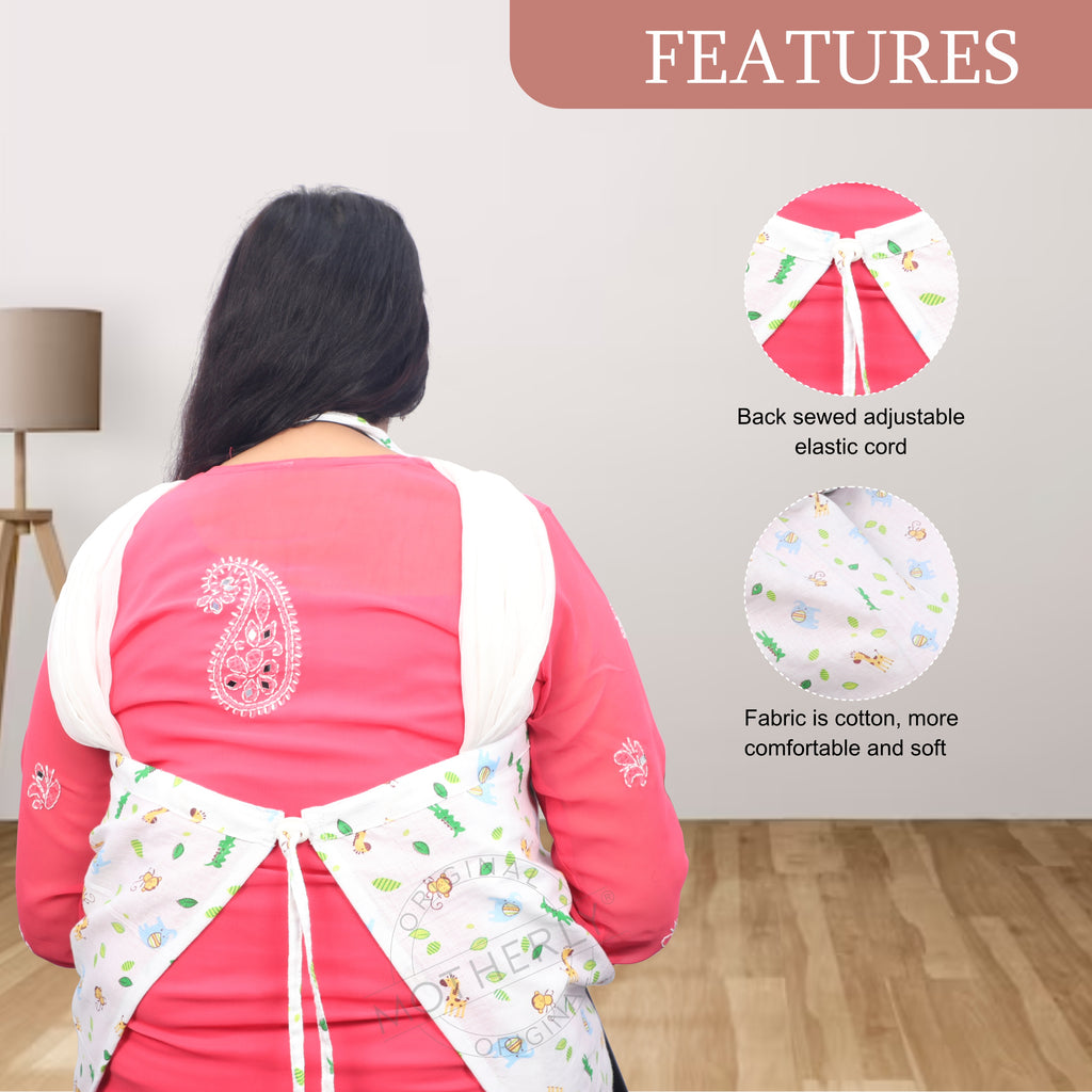Motherly Nursing Breastfeeding Cover Scarf Cloth- Breast Feeding shawl - MOTHERLY