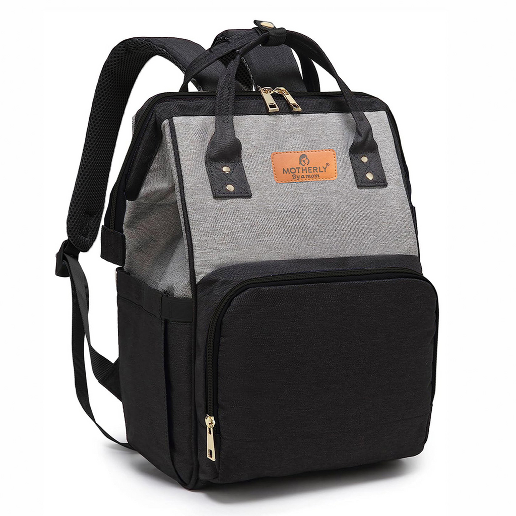 Motherly Crown Diaper Bag for Moms – Water-Resistant Travel & Maternity Bag with Multiple Pockets & 6-Month Warranty