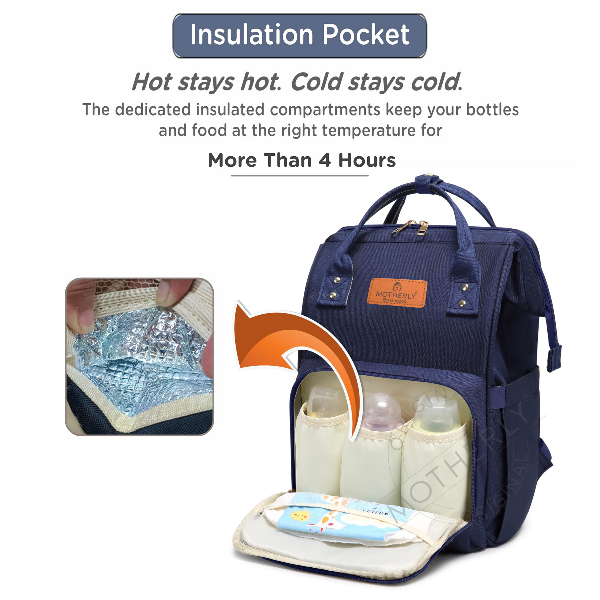 Motherly Everyday Diaper Bag – Travel & Maternity Bag for Moms